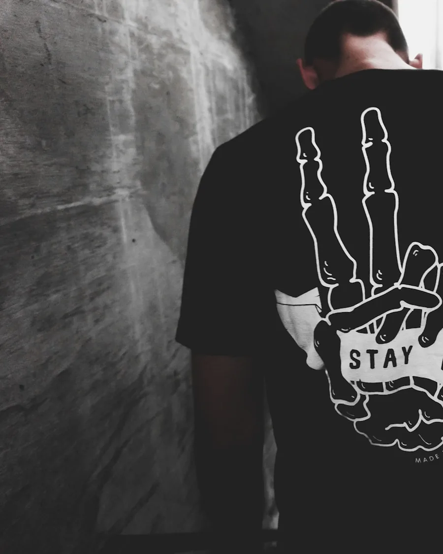 Polo estampado stay negro